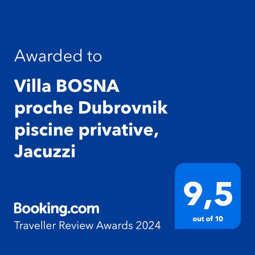 Villa Bosna Near Dubrovnik Very Beautiful Villa Entirely Privatized Swimming Pool, Jacuzzi, Sauna, Billiard, Ping-Pong Ivanica Luaran gambar